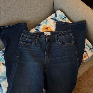 Crown & Ivy Dark Wash High Rise Vintage Bootcut Jeans size 10